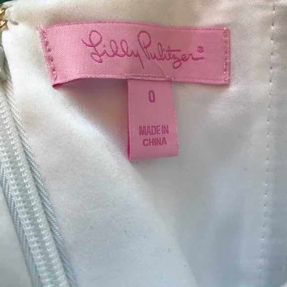 Lily Pulitzer Jordan dress 0 strapless - Picture 3 of 3